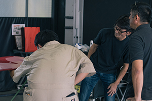 愛媛松山校デントリペア風景1